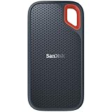 SanDisk Extreme Portable SSD 500GB (Externe SSD 2.5 Zoll, bis zu 550 MB/s Lesegeschwindigkeit, wasserdicht und staubdicht)