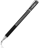 Stylus pens,Mixoo 2 in 1 Universal Capacitive Precision Styli with 2 Disc Tips&1 Fabric Tip,for most Mobile Phones,Tablets,i pad,Apple iphone 5 6 7 8,Huawei and Many Touch Screen Devices(black)