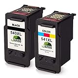 JARBO PG-540XL CL-541XL Ersetzt für Canon PG-540 CL-541 Druckpatronen (Schwarz/Farbe) für Canon MX375 MX395 MX435 MX455 MX475 MX515 MX525 MX535 MG2150 MG2250 MG3150 MG3250 MG3550 MG3650 MG4150 MG4250