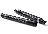 Eyeliner-Stift mit Stempel – WingLiner von Vogue Effects, schwarzer, wasserfester, wischfester, langanhaltender, flüssiger, veganer Eye liner. 2 in 1 Eyeliner-Hilfe (8mm Petite) …