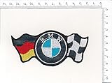 Applikation Aufbügler Patches Stick Emblem Aufnäher Abzeichen 'BM.W FLAGS''