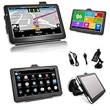 Android 7 Zoll LKW(Truck), PKW, Bus, WOHNMOBIL und Camper Navigationsgerät mit Android. Radarwarner, Kostenlos Map Update, Gefahrgut, WiFi, Bluetooth,
