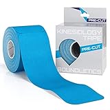 Boundletics Kinesiologie Tape vorgeschnitten blau - Kinesiotape 5cm + Anleitung