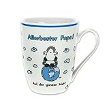 Sheepworld 59214 Lieblingstasse „Allerbester Papa“, Porzellan