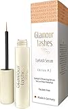 Wimpernserum und Augenbrauen Wachstumsserum - 4 ml Glamour Lashes Edition 2 für ein schnelles Wimpernwachstum und Augenbrauenwachstum I Wimpern Booster MADE IN GERMANY