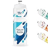 HiLo sports Fahrrad Trinkflasche | Rohstoff Zuckerrohr | BPA frei | 750 ml