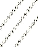 Kugelkette 925 Sterling Silber rhodiniert 70 cm 2,5 mm