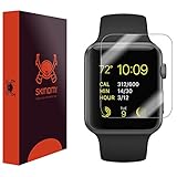 Skinomi TechSkin, Schutzfolie für Apple Watch (38 mm) und Apple Watch Series 3, wasserdicht, 6er Pack
