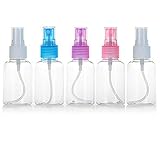 Pasey Beauty Zerstäuber durchsichtig Kunststoff Parfümzerstäuber Leer Sprühflasche 30 ml, 1er Pack (1 x 5 Stück)