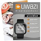 Fitbit Versa Schutzfolie 5x uwazi glas-klare Displayschutzfolie Folie