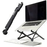 tronature Universal Laptop Ständer höhen-verstellbar - Faltbarer Laptop Stand für 13, 15, 17 Zoll - Laptopständer für Apple Macbook, Notebook - Laptop Halterung, Notebookständer