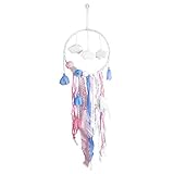 VORCOOL Traumfänger mit LED Licht Dreamcatcher mit Federn und Perlen Traumfänger für Gute Träume Wandbehang Traumfänger