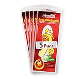5er Pack Thermopad Sohlen-Wärmer | kuschlig warme Füße | sofort einsatzbereit | 8 Stunden lang 37°C | einfache Anwendung wohltuender Wärme-Kissen | Größe S