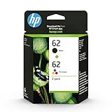 HP 62 Multipack Original Druckerpatronen (1x Schwarz, 1x Farbe) für HP OfficeJet 200, 5740; HP ENVY 5540, 5640, 7640