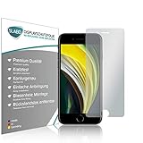 4 x Slabo Displayschutzfolie für iPhone 7 / iPhone 8 Displayfolie Schutzfolie Folie Zubehör (verkleinerte Folien, aufgrund der Wölbung des Displays) "No Reflexion" MATT - entspiegelnd MADE IN GERMANY