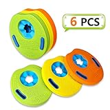 Pomisty Schwimmscheiben , 【6 Stücke】 Kinder Schwimmen Arm Band Eva Schaum Schwimmen Float Ring Schwimmflügel Floatation Band für Mädchen und Jungen … (6 Pieces)