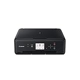 Canon PIXMA TS5050 Farbtintenstrahl-Multifunktionsgerät (Drucken, Scannen, Kopieren, 5 separate Tinten, WLAN, Print App, 4.800 x 1.200 dpi) schwarz