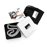 OUTLAW halsketten für herren halskette männer kette silber silberkette panzerkette kubanisch edelstahlkette ketten herrenkette männerkette mens necklace silver chain Mann männerketten schmuck 52