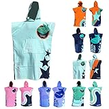 Team Magnus Bademantel/Strandtuch für Kinder- 120-170 cm- Badeponcho - Zwei Designs