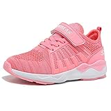 Turnschuhe Kinder Hallenschuhe Jungen Sportschuhe Mädchen Laufschuhe Sneaker Outdoor für Unisex-Kinder  36 EU=37 CN,  Pink