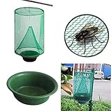 Tidodo Ranch Fly Trap, 2019 Neues Upgrade Effektivste Insektenfalle Lebensmittel Köder, Outdoor Fly Catcher Für Parks, Ranch, Farmen, Lebensmittelverarbeitungsbetriebe, Müllräume Und Mehr