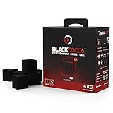 BLACKCOCO‘s | 4KG | Premium Kokosnuss Naturkohle für SHISHA & BBQ [Shisha Kohle]