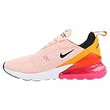 Nike Damen W Air Max 270 Leichtathletikschuhe, Mehrfarbig (Washed Coral/Black/Laser Fuchsia 000), 39 EU
