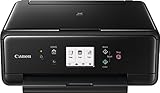 Canon PIXMA TS6150 Farbtintenstrahl-Multifunktionsgerät (Drucken, Scannen, Kopieren, 5 separate Tinten, WLAN, Print App, automatischer Duplexdruck, 2 Papierzuführungen) schwarz