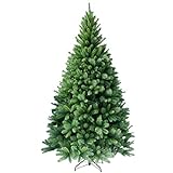 RS Trade® 120 cm hochwertiger, künstlicher PVC Weihnachtsbaum (Colorado Mix), schwer entflammbar, mit Metallständer, sehr schneller Aufbau mit Klappsystem ca. 446 Spitzen