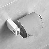 Aimadi Toilettenpapierhalter WC-Papierhalter Klopapierhalter Rollenhalter Wandrollenhalter Rollenhalter Edelstahl Weiß