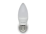 Sylvania 4x LED Kerzenbirnen E27 - LED Kerzenlampe (5 Watt), Lampe Kerzenform (z.B. als Glühbirnen für Kronleuchter)