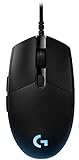 Logitech G Pro Gaming Maus (Tournament Edition für Esport-Profis gemacht) RGB mit 6 Programmierbare Tasten) schwarz