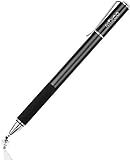 Stylus pens,Mixoo 2 in 1 Universal Capacitive Precision Styli with 2 Disc Tips&1 Fabric Tip,for most Mobile Phones,Tablets,i pad,Apple iphone 5 6 7 8,Huawei and Many Touch Screen Devices(black)