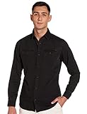 JACK & JONES Herren Jeanshemd JJESHERIDAN Shirt L/S, Schwarz (Black Denim Fit: Slim), Large