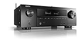 Denon AVRX1500H 7.2-Kanal AV-Receiver (HEOS Integration, Amazon Alexa Steuerung, Dolby Vision Kompatibilität, Dolby Atmos, dtsX, WLAN, Bluetooth, Amazon Music, Spotify Connect) Schwarz