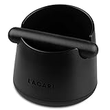 Lacari ® Premium Abschlagbehälter - Perfekt Für Espresso Kaffeemaschine - Hochwertiger Abklopfbehälter Aus Edelstahl - Kaffe Zubehör Für Siebträger - Abschlagbox Für Saubere Entsorgung Von Kaffeesatz