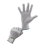 Twinzee® Schnittschutz-Handschuhe (1 Paar) – Extra Starker Level 5 Schutz, EN-388 Zertifiziert, Lebensmittelecht – Hochwertig und Leicht, für alle Zwecke - Perfekte Passform (Medium)
