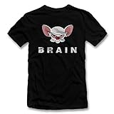 shirtground Pinky Brain T-Shirt schwarz-Black XL