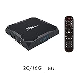 Yunn X96 Max TV-Gerät Top-Box, S905W Android 8.1 Netzwerk-Player 4K HD 1G + 8 GB Box Media Player