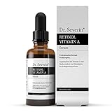 RETINOL SERUM 50ml: Dr. Severin® Retinol Vitamin A Hyaluron Serum. 20% konzentriert für maximale Wirkung. Gesichtspflege für Tag + Nacht: Anti-Aging, Anti Pickel + Mitesser. Fördert Kollagenproduktion
