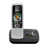 Gigaset C430A Telefon - Schnurlostelefon / Mobilteil - mit TFT-Farbdisplay / Dect-Telefon - mit Anrufbeantworter - Freisprechfunktion - Analog Telefon - Schwarz