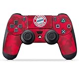 DeinDesign Aufkleber Skin Folie für Sony Playstation 4 Controller PS4 Controller Schutzfolie FC Bayern München Camouflage FCB