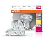 Osram LED Star PAR16 Reflektorlampe, mit GU10-Sockel, nicht dimmbar, Ersetzt 35 Watt, 36° Ausstrahlungswinkel, Warmweiß - 2700 Kelvin, 1er-Pack