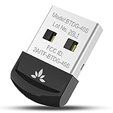 Avantree DG40S USB Bluetooth 4.0 Dongle Stick Adapter für PC mit Windows 10, 8.1, 8, 7, XP, Vista, EINSTECKEN & EINSCHLATEN or IVT Treiber, Unterstützt BT Kopfhörer, Lautsprecher, Mäuse, Tastatur