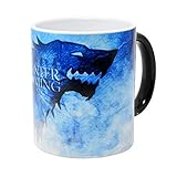 Generic Game of Thrones Winter is Coming Stark Frozen Emblem Farbwechsel Kaffeetasse Tasse - Mug