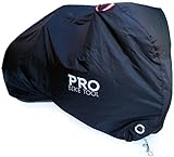 Abschließbare Fahrradabdeckung XL - Schutzhülle für alle Wetterbedingungen. Reißfestes & strapazierfähiges Oxford Ripstop-Gewebe, UV beständig & wasserdicht. Fahrradgarage für Mountainbikes, Rennrad