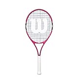 Wilson, Kinder-Tennisschläger, Burn Pink 21, Pink/Schwarz, Für Kinder mit einer Körpergröße von 100 bis 115 cm, WRT218000