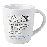 Annastore Tasse Lieber Papa ich Danke Dir. -