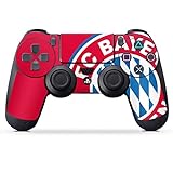 DeinDesign Aufkleber Skin Folie für Sony Playstation 4 Controller PS4 Controller Schutzfolie FCB Fanartikel Merchandise FC Bayern München