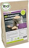 BIO Flohsamenschalen 99% Reinheit 1000g - Zippbeutel - 100% Bio-Anbau - 1kg indische Flohsamen Schalen - Premium Qualität